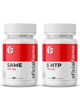SAMe 200mg 30 Cápsulas + 5 Htp 100mg 30 Cápsulas (Grifonia Simplicifolia)